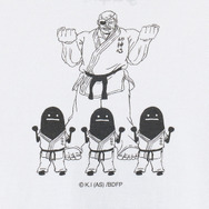 アニメ『刃牙道』×グラニフ　「三戦シャドー｜Tシャツ」背面部分アップ