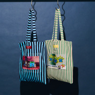 【TOY STORY5】ストライプパイルトートBAG