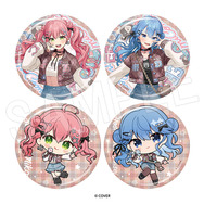 トレーディング缶バッジ　スタジャンver.（全4種）販売価格：1個 550円(税込)／コンプリートセット[4個入]2,200円(税込)