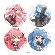 トレーディング缶バッジ　ジャージver.（全4種）販売価格：1個 550円(税込)／コンプリートセット[4個入]2,200円(税込)