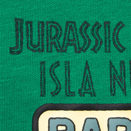 GU「KIDSグラフィックT JURASSIC WORLD」カラー： 55 GREEN　前面アップ