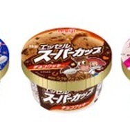 明治「エッセル スーパーカップ（超バニラ/チョコクッキー/ストロベリーチョコ）」トイ・ストーリー限定パッケージ