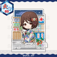 まるくじ「呪術廻戦 Summer memories YUKATA style」復刻版　大吉：選べるアクリルジオラマ【家入 硝子A】