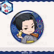 まるくじ「呪術廻戦 Summer memories YUKATA style」復刻版　小吉：缶バッジ【夏油 傑A】