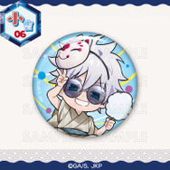 まるくじ「呪術廻戦 Summer memories YUKATA style」復刻版　小吉：缶バッジ【五条 悟B】