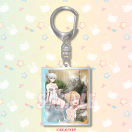 「よう実オンラインくじ テーマパークver」　D賞：アクリルキーホルダー 櫛󠄁田桔梗＆椎名ひより