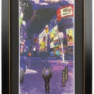 ネオン浮世絵 ゴジラ札幌之図 ジークレー版画