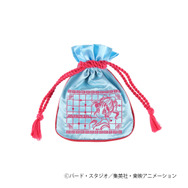 ドラゴンボール DELICIOUS菜館 刺繍巾着 悟空／ブルマ