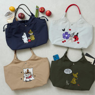 保冷・保温機能付き リッチな刺繍のトートバッグ