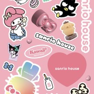 sanrio houseオリジナルステッカー