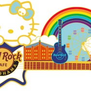 ハードロックカフェ 「Hello Kitty Collection」横浜店 Hello Kitty City Icon Guitar Pin