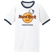 ハードロックカフェ 「Hello Kitty Collection」横浜店 Hello Kitty Ringer T-shirt