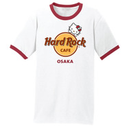 ハードロックカフェ 「Hello Kitty Collection」大阪2店舗 Hello Kitty Ringer T-shirt