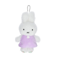 Flower Miffy ほわほわマスコットキーチェーン コスモスパープル