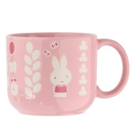 Flower Miffy エンボスマグカップ　ピンク