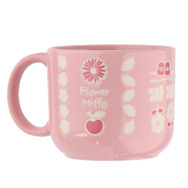Flower Miffy エンボスマグカップ　ピンク