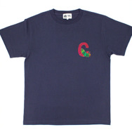 PPEC　Ｔシャツ イニシャルC（グレイッシュパープル）