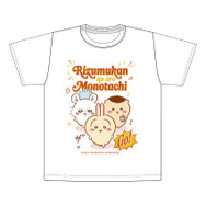 「映画ちいかわ 人魚の島のひみつ Collaboration CAFE」Tシャツ リズム感のある者たちホワイト