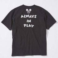 JOURNAL STANDARD「MICKEY MOUSE / ミッキー マウス 別注 サッカー プリント Tシャツ ブラック」