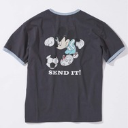 JOURNAL STANDARD「MICKEY MOUSE / ミッキー マウス 別注 サッカー プリント Tシャツ ブラックA」