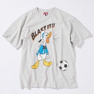 JOURNAL STANDARD「MICKEY MOUSE / ミッキー マウス 別注 サッカー プリント Tシャツ グレー」