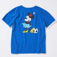 JOURNAL STANDARD「MICKEY MOUSE / ミッキー マウス 別注 サッカー プリント Tシャツ ブルー」