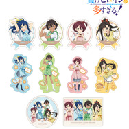 描き下ろし 制服エプロンver. トレーディングダイカットステッカー