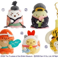 『すみっコぐらし』×大英博物館日本美術コレクション展　コラボアイテム（一部）