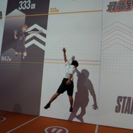 「バレーボール超体験空間『ハイキュー!! オン ザ コート』」メディア向け内覧会
