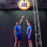 「バレーボール超体験空間『ハイキュー!! オン ザ コート』」メディア向け内覧会