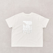 ウサハナシルバー箔プリントTシャツ（￥3,490）