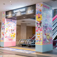 「クイーンズスクエア横浜」エスカレーター装飾