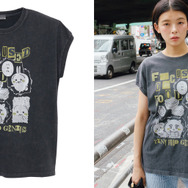 ワイドノースリーブ  FOCUSED ON FOOD　(size:M～L)　4,400円(税込)