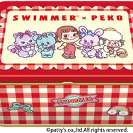 SWIMMER×PEKOコラボハートクッキー缶
