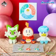 「一番くじ Pokemon 30th ANNIVERSARY vol.2」　G賞：パルデア地方 旅立ちの3匹 ぬいぐるみ（選べる全3種）　しよういめ0時