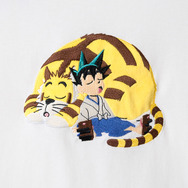 アニメ『真・侍伝YAIBA』×グラニフ　「おひるね｜ビッグシルエットTシャツ」部分アップ