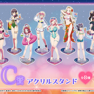 「君のことが大大大大大好きな100人の彼女 WEBくじ第3弾『DokiDoki ナイトプール 1st.』」　C賞：アクリルスタンド（全8種）