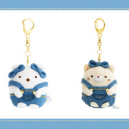 ・倉敷店ぶらさげぬいぐるみ しろくま（左） 税込み 2,420円・倉敷店ぶらさげぬいぐるみ ねこ（右） 税込み 2,750円