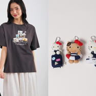 ハローキティ×GLOBAL WORK　ヘビロッTEE、キッズ／ヘビロッTEE、TOYチャーム