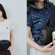 ハローキティ×JEANASIS　カットカーディガンSS、リップケースチャーム、ボストンBAG