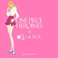ONE PIECE HEROINES × DIANA コラボサンダル