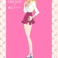 ONE PIECE HEROINES × DIANA コラボサンダル