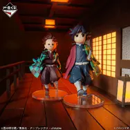 「一番くじ 鬼滅の刃 ～上弦の弐～」D賞：炭治郎と義勇のてちてちフィギュア（2体セット）　イメージ