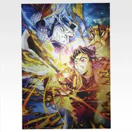 「一番くじ 鬼滅の刃 ～上弦の弐～」E賞：メタリックビジュアルシート（選べる全5種）
