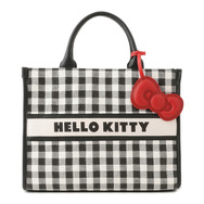 HELLO KITTY×VIS　「日焼けデザイン ハローキティ雑材トートバッグ Check」