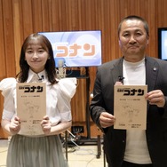 TVアニメ『名探偵コナン』森島寛晃、影山優佳 アフレコ風景