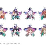 「超かぐや姫！ × andGALLERY Collaboration Cafe」　スーベニア付きコラボドリンク注文特典「ドリンクチャーム」全8種