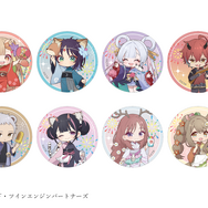 「超かぐや姫！ × andGALLERY Collaboration Cafe」　トレーディング場面写缶バッジ（全8種）