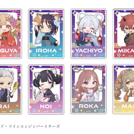 「超かぐや姫！ × andGALLERY Collaboration Cafe」　トレーディングミニキャラクリアカード（全8種）