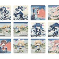 ステッカー　全12種　税抜545円　（初音ミク、鏡音リン、鏡音レン、巡音ルカ、MEIKO、KAITO）